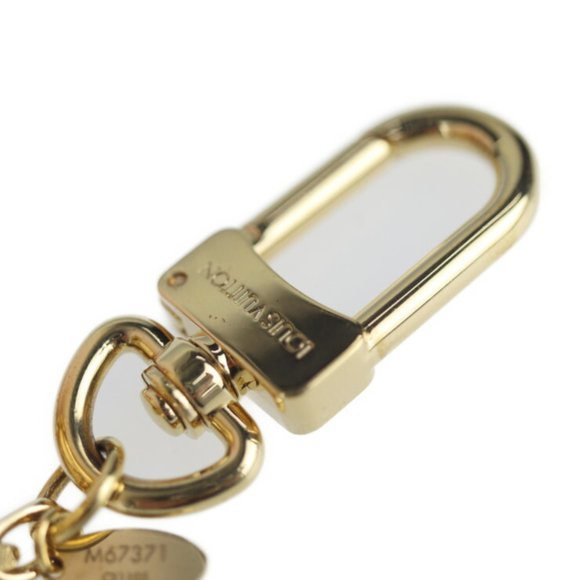 LOUIS VUITTON Louis Vuitton Fluffy Keychain M67371 Rabbit Fur Metal Rose Clai... - Picture 4 of 6